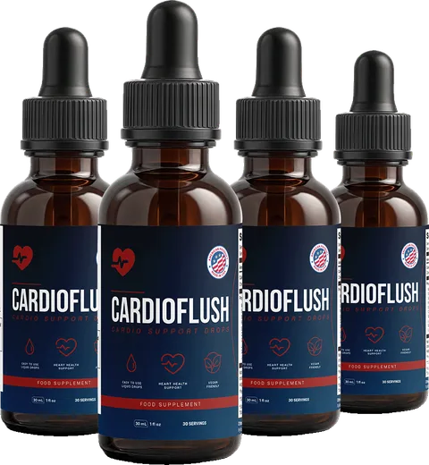 Four bottles of CardioFlush — Buy 2 Get 2 Free bundle, most popular